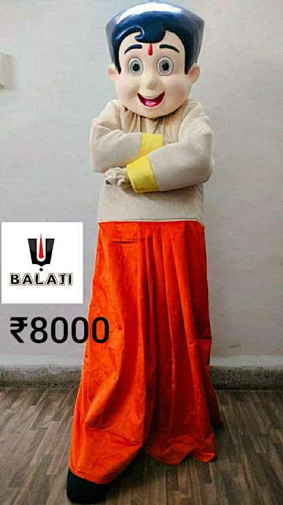Balaji mascot India | Cartoon Mascot seller costume manufacturers & supplier in Pune. Cartoon costume India